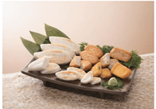 カタログギフト一例　笹かまぼこ詰め合わせ（適時開示より）