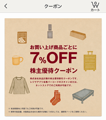 良品計画の株主優待